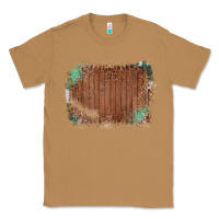 Toasted Coconut Wood Glitter Leopard Pattern Frame Classic Tee - Bettercallsaul