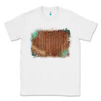 White Wood Glitter Leopard Pattern Frame Classic Tee - Bettercallsaul