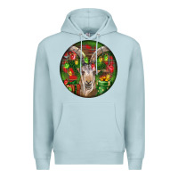 Blue Mist Spanish Goat Christmas Ornament Premium Hoodie - LillyAllenDesigns