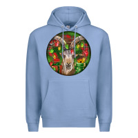 Colony Blue Spanish Goat Christmas Ornament Premium Hoodie - LillyAllenDesigns