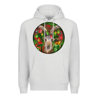 Dove Grey Spanish Goat Christmas Ornament Premium Hoodie - LillyAllenDesigns