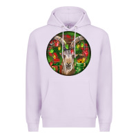 Lilac Spanish Goat Christmas Ornament Premium Hoodie - LillyAllenDesigns