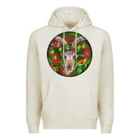 Oatmeal Heather Spanish Goat Christmas Ornament Premium Hoodie - LillyAllenDesigns