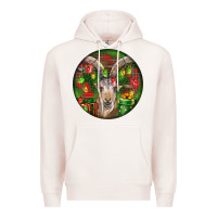 Pale Pink Spanish Goat Christmas Ornament Premium Hoodie - LillyAllenDesigns