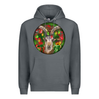 Rock Spanish Goat Christmas Ornament Premium Hoodie - LillyAllenDesigns