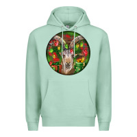 Seafoam Spanish Goat Christmas Ornament Premium Hoodie - LillyAllenDesigns
