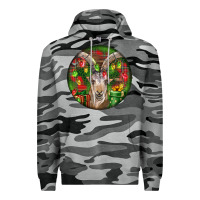 Slate Camo Spanish Goat Christmas Ornament Premium Hoodie - LillyAllenDesigns