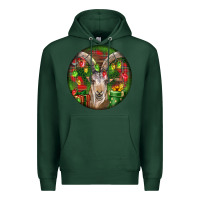 Sports Green Spanish Goat Christmas Ornament Premium Hoodie - LillyAllenDesigns