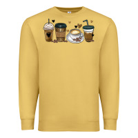 Antique Gold coffee latte coffee cups Premium Sweatshirt - MaliasSmallBusiness