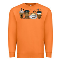 Carrot coffee latte coffee cups Premium Sweatshirt - MaliasSmallBusiness