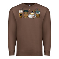 Chestnut coffee latte coffee cups Premium Sweatshirt - MaliasSmallBusiness