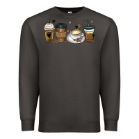 Smoke coffee latte coffee cups Premium Sweatshirt - MaliasSmallBusiness