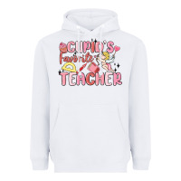 White cupid's favorite teacher Heavyweight Hoodie - MaliasSmallBusiness