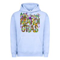 Pigment Grape Ice Little miss Mardi Gras Urban Hoodie - NancyCooperArtShop