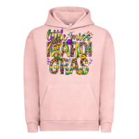 Pigment Salmon Little miss Mardi Gras Urban Hoodie - NancyCooperArtShop