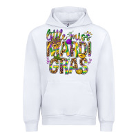 White Little miss Mardi Gras Urban Hoodie - NancyCooperArtShop