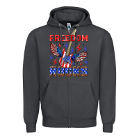 Smoke freedom rocks Zipper Hoodie - NancyCooperArtShop