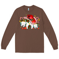 Chestnut dental Christmas teeth and candies Long Sleeve Tee - AdoDesignShop