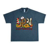 Midnight Navy christmas lpn licensed practical nurse Urban Heavy Tee - FaDigitalArtStudio