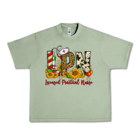 Oil Green christmas lpn licensed practical nurse Urban Heavy Tee - FaDigitalArtStudio