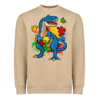 Mushroom autism trex Heavyweight Sweatshirt - Zillion Design Studio