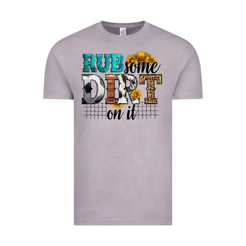 Rub Some Dirt On It Soccer Vintage Tee by HRA Design Shop | Teevron
