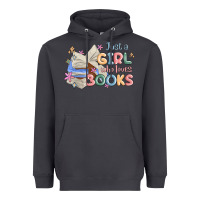 Smoke just a girl who loves books Heavyweight Hoodie - MaliasSmallBusiness