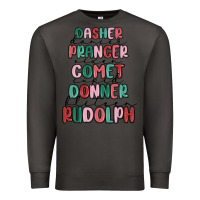 Smoke dasher dancer prancer vixer comet cupid donner bli Premium Sweatshirt - MaliasSmallBusiness
