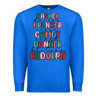 True Royal dasher dancer prancer vixer comet cupid donner bli Premium Sweatshirt - MaliasSmallBusiness