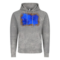 Cloud Rock gemstone blue leopard background Vintage Hoodie - JahusDesignShop
