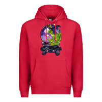 Cardinal Halloween Frog With Crystal Ball Premium Hoodie - LillyAllenDesigns