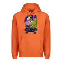 Carrot Halloween Frog With Crystal Ball Premium Hoodie - LillyAllenDesigns