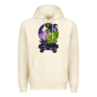 Sandshell Halloween Frog With Crystal Ball Premium Hoodie - LillyAllenDesigns