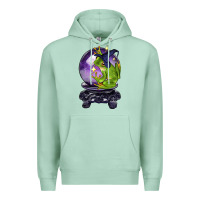 Halloween Frog With Crystal Ball Premium Hoodie | Teevron