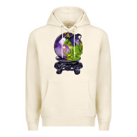 Tofu Halloween Frog With Crystal Ball Premium Hoodie - LillyAllenDesigns