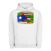 Pigment Lunar Rock Mexico and Puerto Rico flag Urban Hoodie - texasbilliewilder