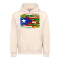Sandshell Mexico and Puerto Rico flag Urban Hoodie - texasbilliewilder