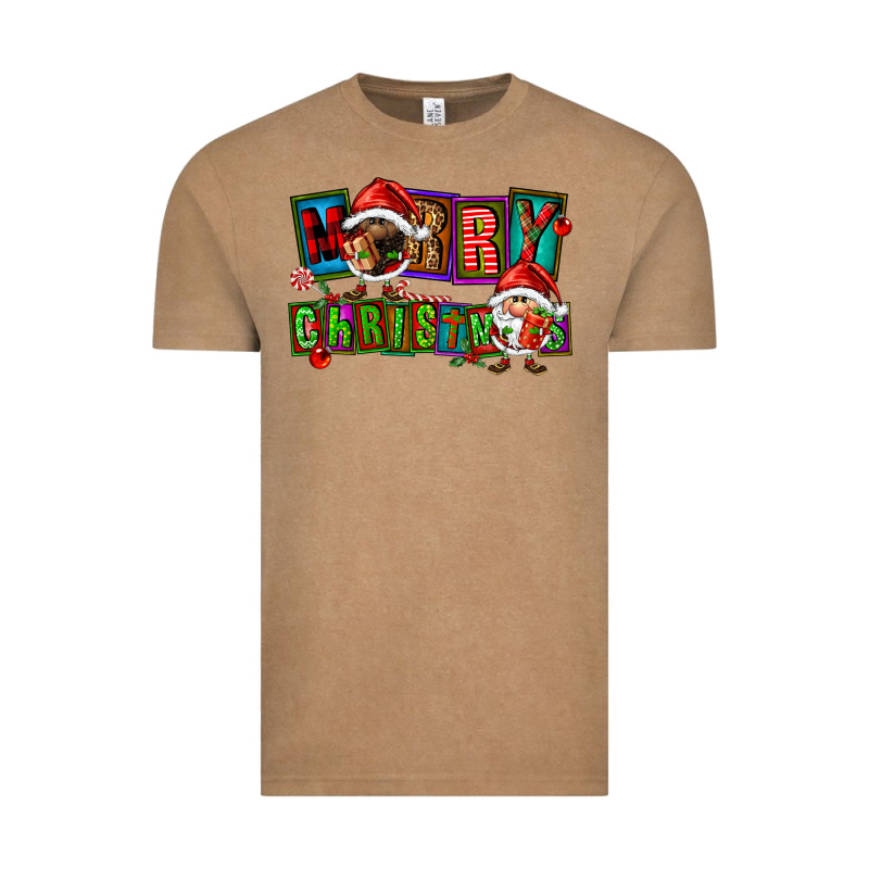 Merry Christmas Gnomies Vintage Tee by FaDigitalArtStudio | Teevron