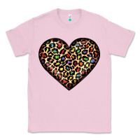 Bubblegum Pink pride leopard heart Classic Tee - JahusDesignShop