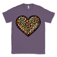 Lavender pride leopard heart Classic Tee - JahusDesignShop