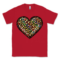 Red pride leopard heart Classic Tee - JahusDesignShop