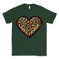 Sports Green pride leopard heart Classic Tee - JahusDesignShop