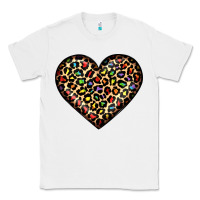White pride leopard heart Classic Tee - JahusDesignShop