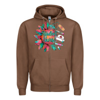 Chestnut western student nurse medical instruments Zipper Hoodie - BarkalooDesign