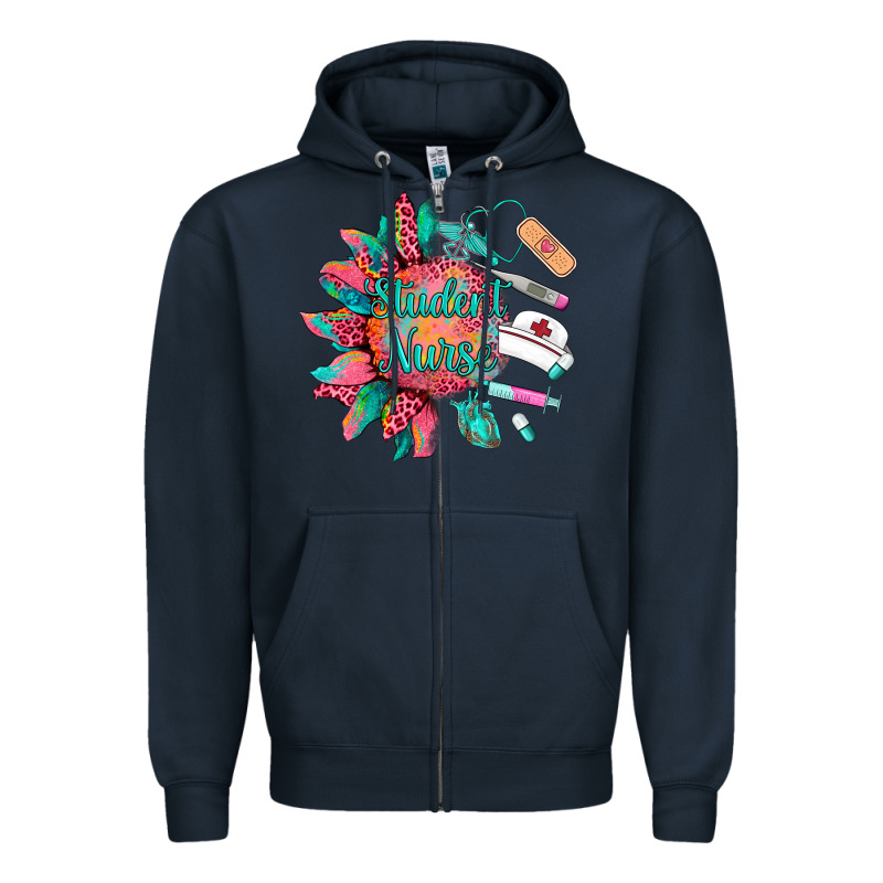Western Student Nurse Medical Instruments Zipper Hoodie by BarkalooDesign | Teevron