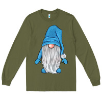 Army Green winter gnome Long Sleeve Tee - JahusDesignShop