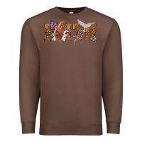 Chestnut faith with praying hands Premium Sweatshirt - NancyCooperArtShop