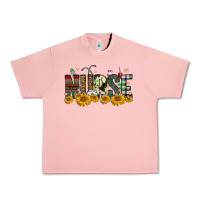 Christmas Nurse Sunflower Urban Heavy Tee | Teevron