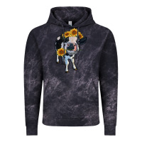 Cloud Black heifer cow Vintage Hoodie - RanaPortraitStore