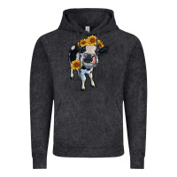 Vintage Black heifer cow Vintage Hoodie - RanaPortraitStore